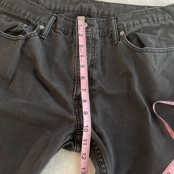Levi’s Black 514 Jeans Sz 36x32 Slim Straight - Picture 14 of 17
